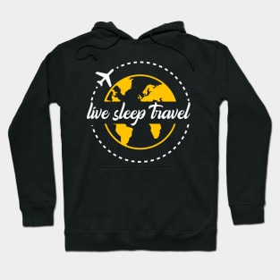 Live Sleep Travel Repeat Hoodie